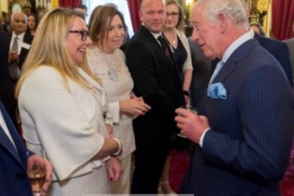 Fleetwood pharmacist Aisling O'Brien meeting Prince Charles