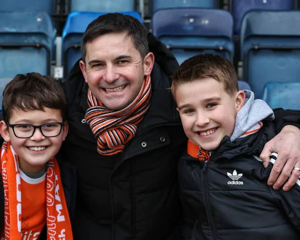 Seasiders supporters made the trip down to Wycombe.