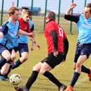 Sunday Trophy action between Spen Dyke and Broadwaters  Picture: KAREN TEBBUTT