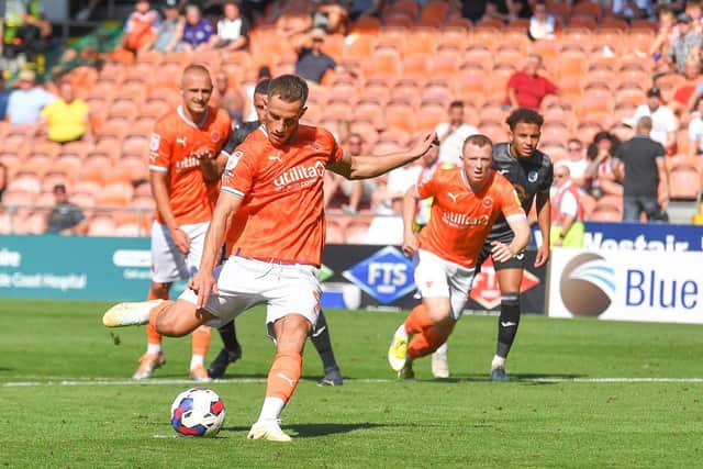 Jerry Yates squandered Blackpool's best chance from the penalty spot