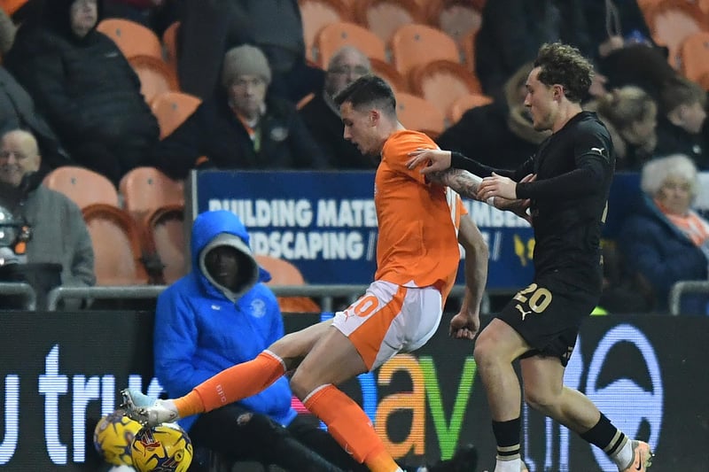 A solid enough night for Olly Casey- who will be looking to reclaim his place in Blackpool's starting 11 on a regular basis.