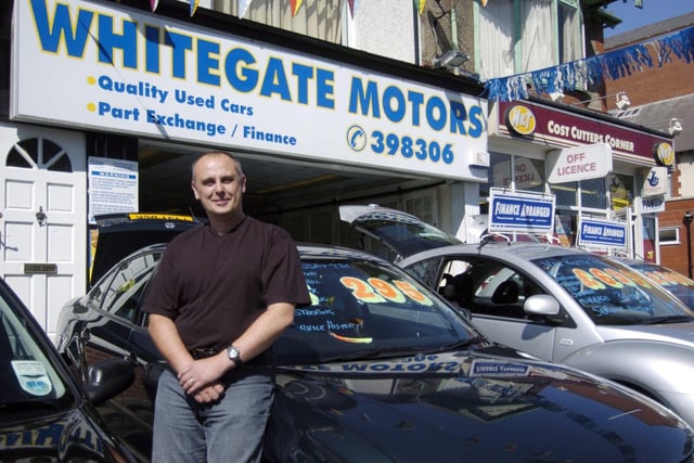 Whitegate Motors owner Mark Pearson-Lee in 2005