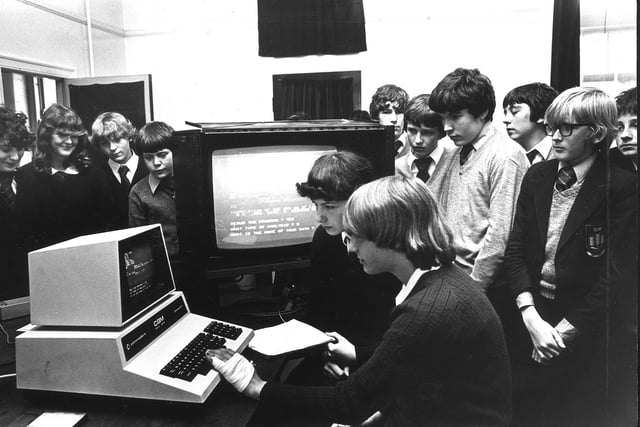 Flashback to 1981 and the arrival of a new computer at Highfield High School - they were all the rage