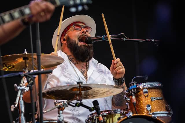 Frank Benbini of the Fun Lovin' Criminals at Lytham Festival 2023. Credit: Lytham Festival