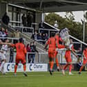 Sam Graham (number 15) has extended his stay with AFC Fylde  Picture: Steve McLellan