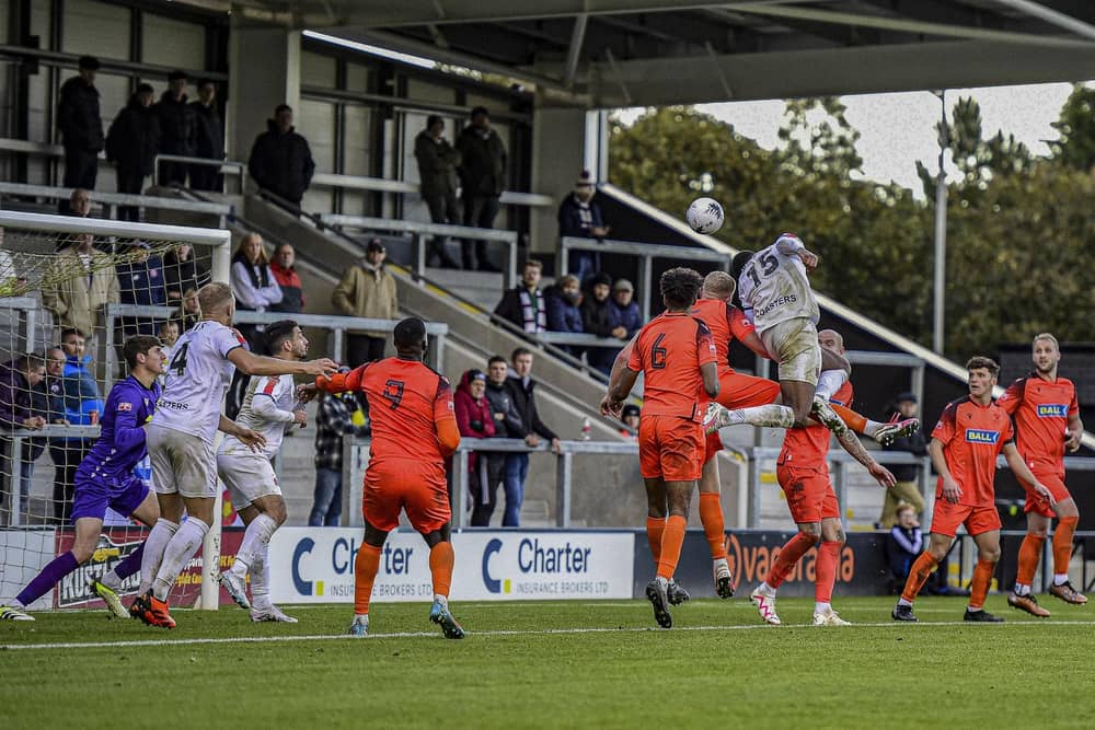 Sam Graham (number 15) has extended his stay with AFC Fylde  Picture: Steve McLellan