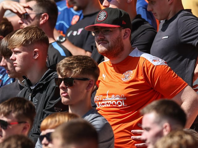 Seasiders supporters showed their support in the sun for Richard Keogh's side.