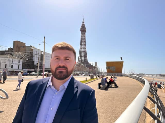 Chris Webb, who is Labour's candidate for the Blackpool South seat