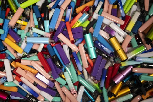 A ban on disposable vapes will be coming in 2025.