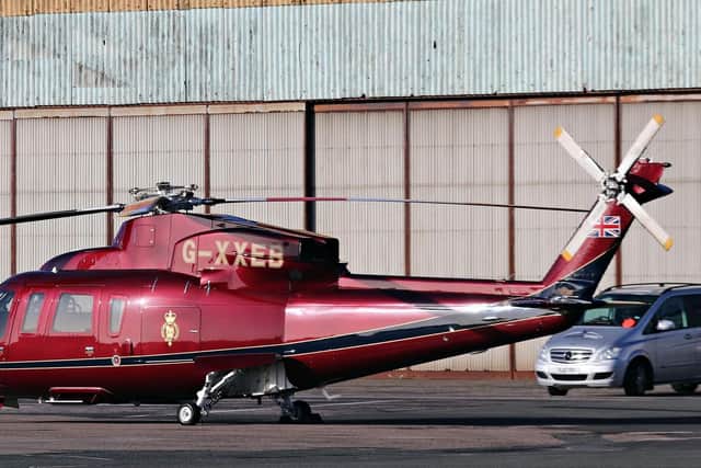 Prince Edward,  Earl of Wessex, visited Blackpool on the Royal helicopter on Monday (January 30). Pic credit: Blackpool Airport Supporters