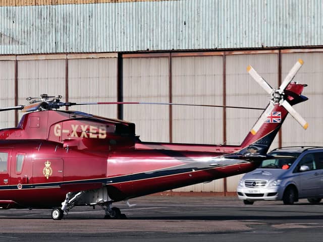 Prince Edward,  Earl of Wessex, visited Blackpool on the Royal helicopter on Monday (January 30). Pic credit: Blackpool Airport Supporters