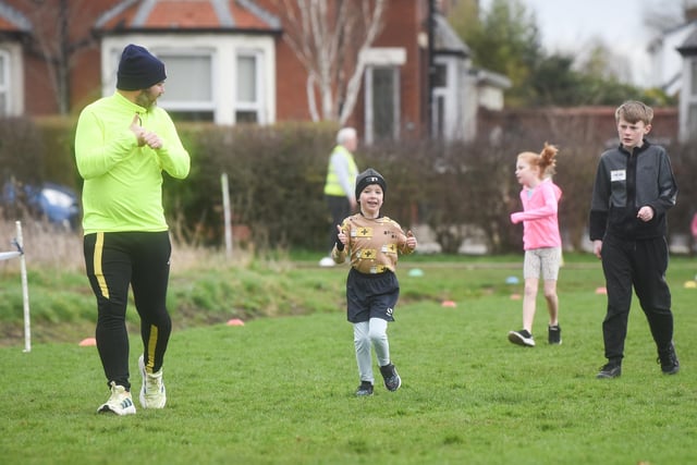 This young man certainly enjoys taking part in Junior Parkrun at Park View 4U