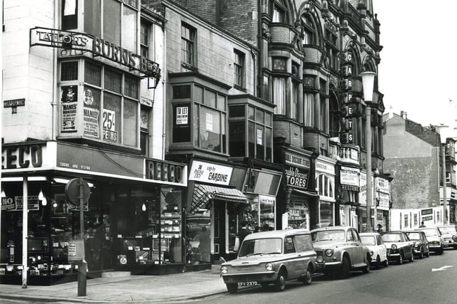 Looking up Victoria Street at it's junction with Corporation Street, late 1960s at a guess