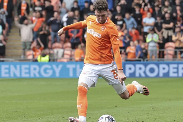James Husband provides plenty of experience in the Blackpool defence.