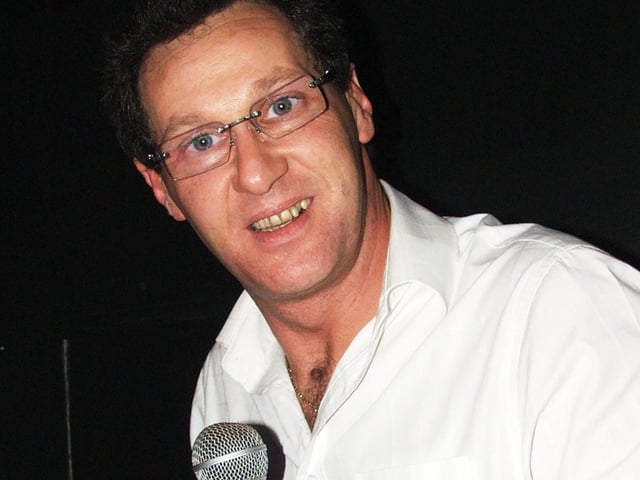 DJ Ian Plant at the opening of Club Sanuk