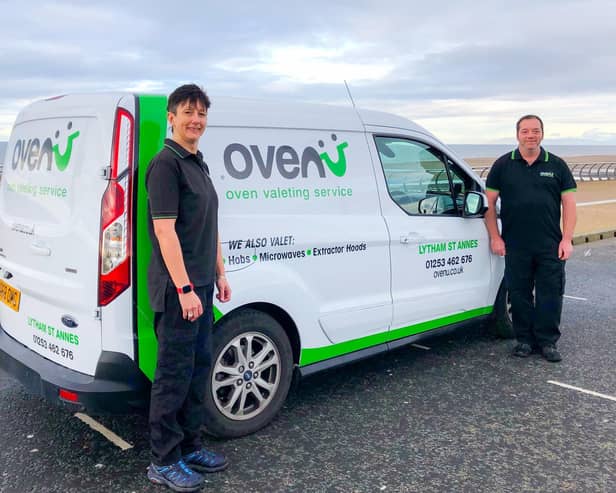 Ovenu Lytham business owner Sandra Gee and technician Edward Miller