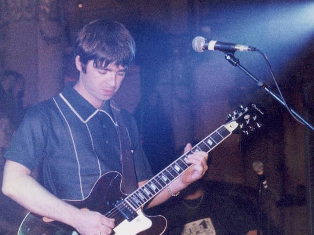 Oasis was on the list. This is Noel Gallagher when they played at the Empress Ballroom in 1995 - 27 years ago!