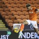 Jordan Lawrence-Gabriel was out for six months with a knee injury. The Blackpool star continued his recovery with an hour against Sunderland's under-21's. (Photographer Lee Parker / CameraSport)