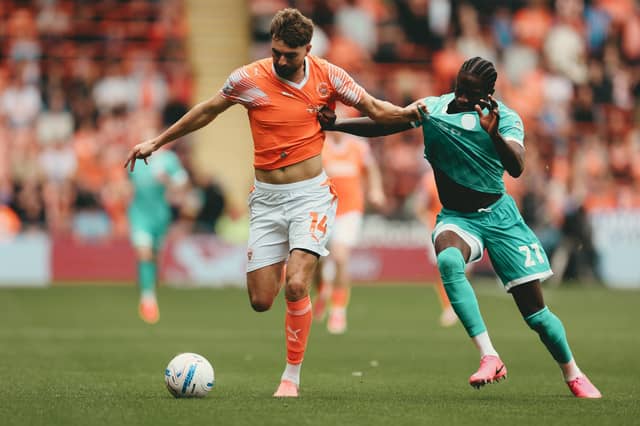 Blackpool took on Bromley at Bloomfield Road.
