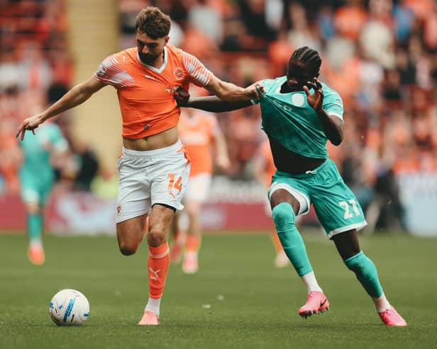 Blackpool took on Bromley at Bloomfield Road.