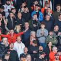 Seasiders supporters made the trip to Field Mill.