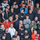 Seasiders supporters made the trip to Field Mill.