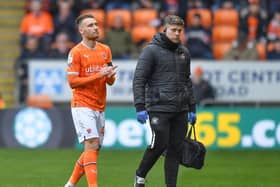 Trybull hasn't played since injuring his hamstring in the game against Rotherham in January