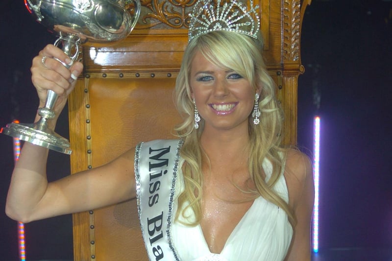 The Miss Blackpool Finals 2008 were held at the Winter Gardens. Pictured is winner Nicola Cowell