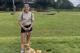 Brittany and her dog Rosie. Photo: HMPS