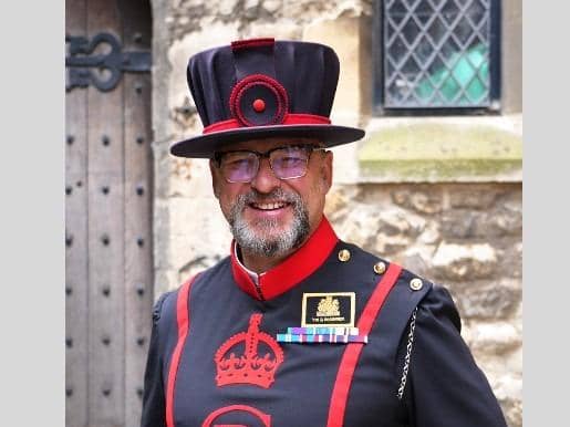 Garry McCormick is one of the latest 'Beefeater' recruits at the Tower of London