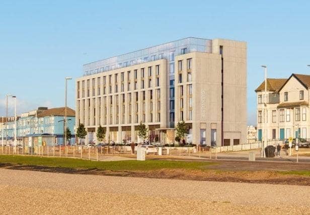Artist’s impression of the proposed hotel (Falconer Chester Hall)