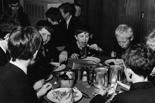 Lads at Blackpool Grammar School 1968