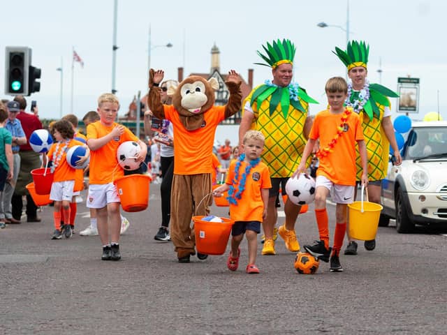 St Anne's Carnival Procession brought a super splash of colour to the streets of the town. Photo: Kelvin Lister-Stuttard