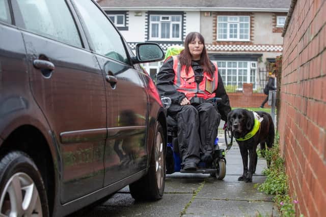 The Guide Dogs charity is leading the campaign for the Government to clamp down on pavement parking.