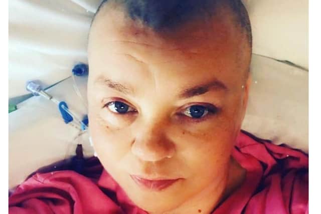 Carrie Dodds-Hallan has been fighting leukaemia for her family