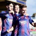 Nick Haughton's double helped AFC Fylde to draw at Kidderminster Harriers Picture: Steve McLellan