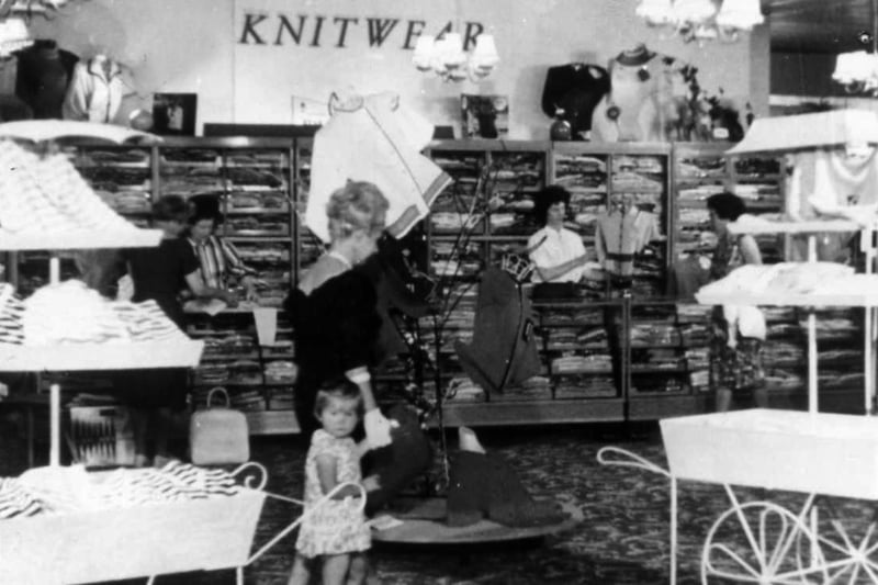 RHO Hills knitwear department was on the first floor