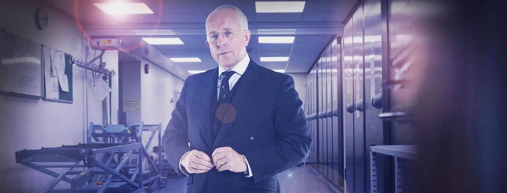 Dr. James Adeley, Lancashire and Blackburn's senior coroner (image: Lee Brown / Channel 5 Television)