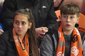 Young supporters at Blackpool v Middlesbrough in midweek. BST believe it is crucial to attract the next generation of Seasiders fans