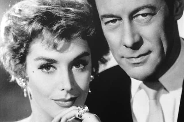 Rex Harrison with his film star wife Kay Kendall