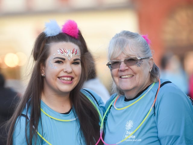 These two were among many doing their bit for a very good cause