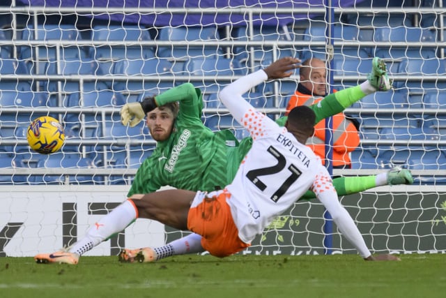 Dan Grimshaw has been the Seasiders starting keeper in League One so far this season. He's managed nine clean sheets for Neil Critchley's side.