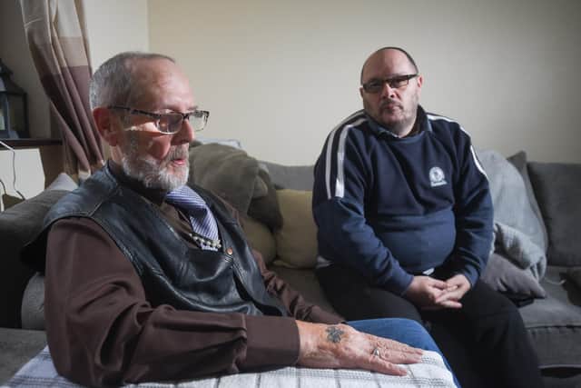 Malcolm McEvoy with his son Chris.
