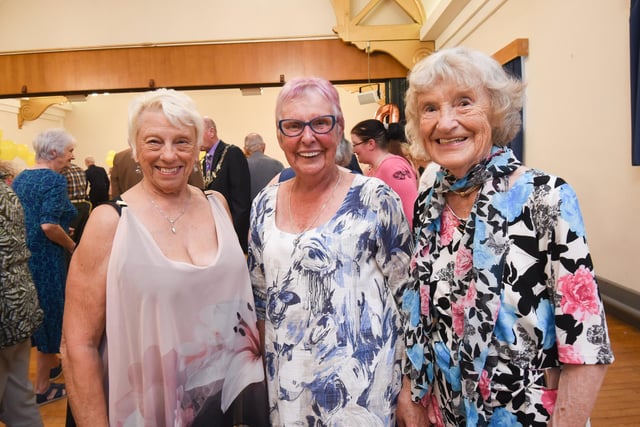 Just Good Friends members Ann Manser, Margaret Cooper and Joyce Day enjoyed the opportunity for a chat.