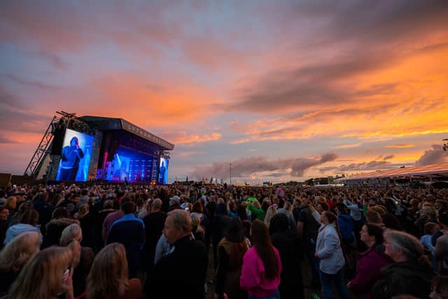 A capacity crowd watched headliner Lewis Capaldi at Lytham Festival