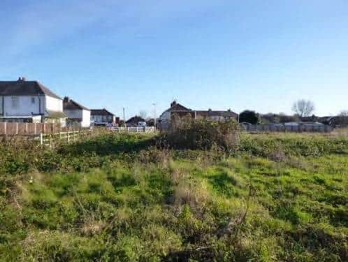 The site on Moss House Road