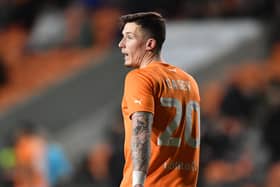 Olly Casey wasn't involved in Blackpool's defeat to Leyton Orient