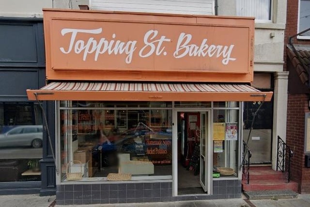 Topping St. Bakery on Topping Street has a rating of 4.5 out of 5 from 21 Google reviews