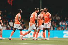 Blackpool took on Stockport County at Edgeley Park.