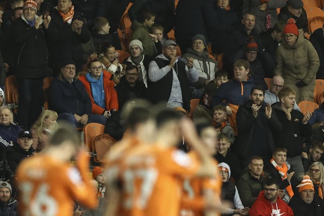 The Seasiders supporters in attendance got behind Neil Critchley's side in the victory over Morecambe.